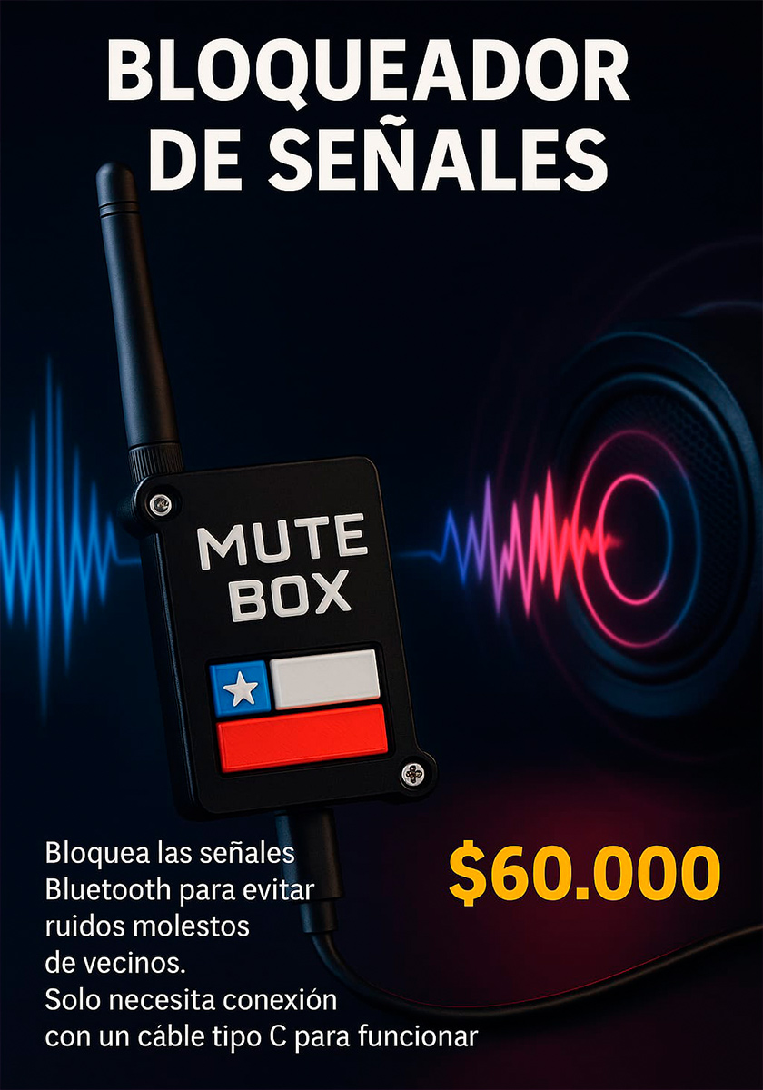 Bloqueador de Señales Bluetooth – MUTE BOX 